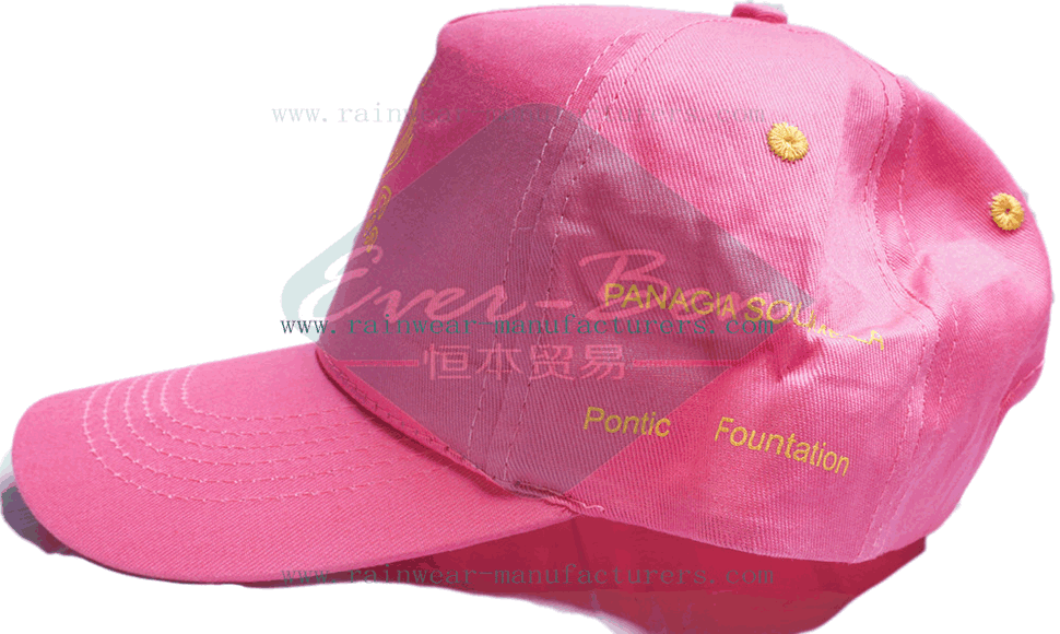 advertising gifts-pink baseball caps for girls